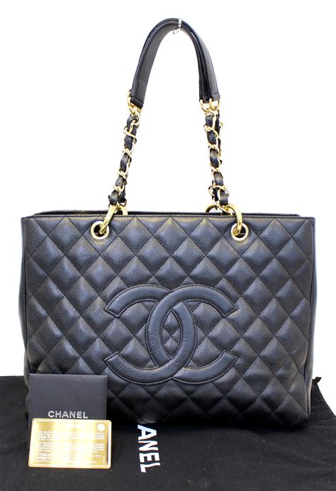 chanel shoulder tote bag|large black chanel tote bag.